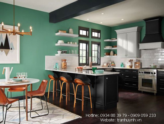 Phòng Bếp Hiện đại thiết kế cho không gian nhà ở biệt thự chung cư